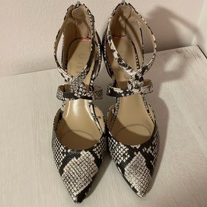 Snakeskin heels